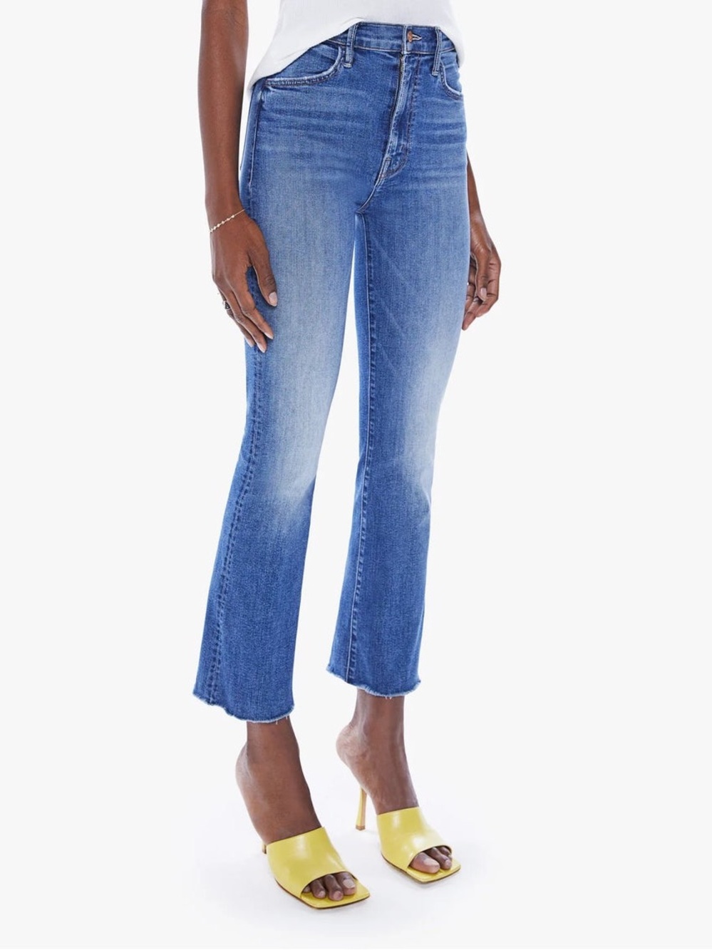 MOTHER Hustler Ankle Fray Jeans Size 29